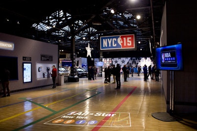 The N.B.A. House presented by BBVA Compass at the Skylight at Moynihan Station allowed fans to take part in a range of basketball challenges on a half-court specifically built for the space. A lineup of N.B.A. players and legends also made appearances throughout the week.