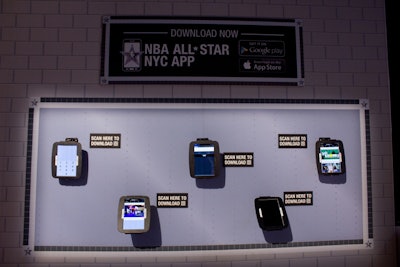 Fans could download the N.B.A. All-Star NYC app to help them navigate all the festivities. It included event schedules, ticket information, directions with maps, and public transportation info, plus venue details and seating charts.