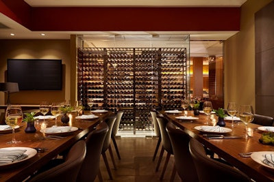 Private dining in the acclaimed steakhouse, David Burke’s Primehouse