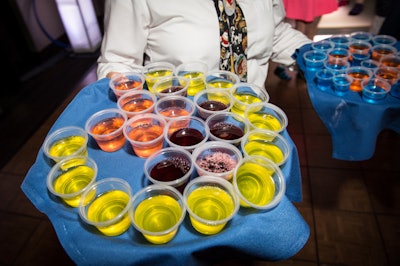 Kids can have fun with mock cocktails. Yum!