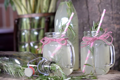 Puff 'n Stuff's Rosemary-Infused Lemonade Punch