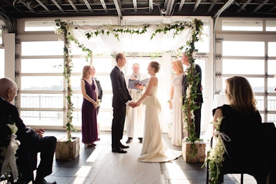 Sunset Terrace can accommodate on-site wedding ceremonies and receptions.
