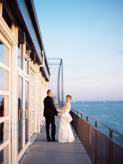 Beautiful Hudson River views and sunsets provide a memorable backdrop for your special day.