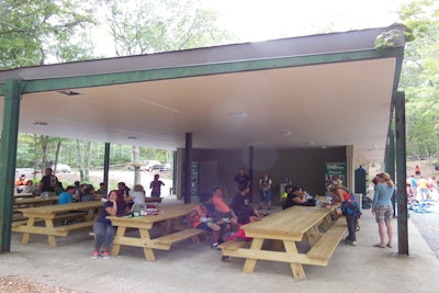 Pavilion Picnic Tables