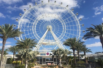 I-Drive 360 is home to the iconic 400-foot Orlando Eye observation wheel.