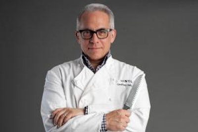 Iron Chef Geoffrey Zakarian.