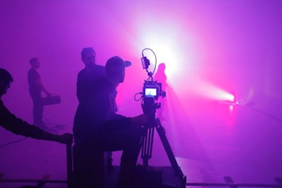 Snowday music video shoot in Studio 3.