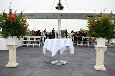 Have your ceremony on the rooftop deck with stunning views