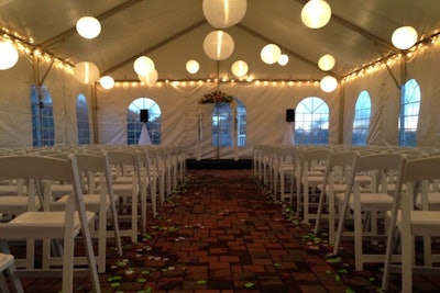 30' x 50' Frame Ceremony Tent