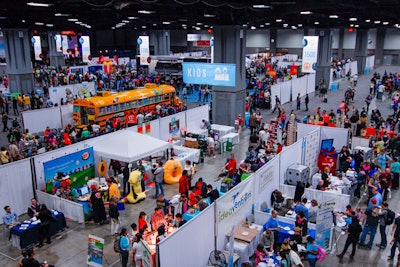 1,800 exhibitor spaces, 350,000 attendees, and over 3,000 hands-on activities