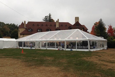 40' x 95' Clear Frame Tent