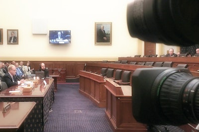 More congressional committee testimony video recording