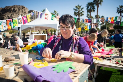 Flag-Making Station at TEDActive