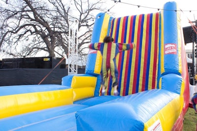 IFC Fairground’s Giant Human Sticky Wall