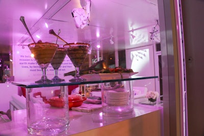 Unilever provided meals throughout the day to clients attending meetings in the lounge.