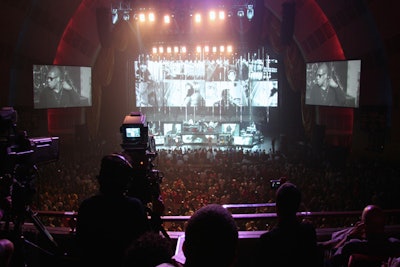 2010 World basketball festival opener @ Radio city Musical Hall. Camera, switching and Projection