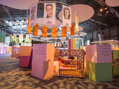 For TEDMed's San Francisco conference, Blueprint Studios created an immersive environment with a multitude of branded elements.