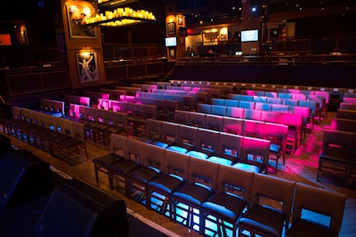 Seat up to 350 guests theater-style in our spacious Live Theater for conferences, concerts, or panel speaker events