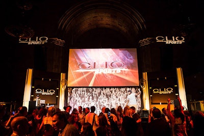 Clio Sports Awards Event Production, Stage Set, Decor