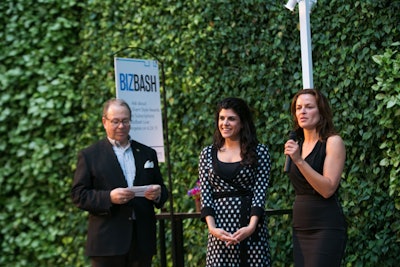 Richard Aaron, president of BizBash, welcomed guests to the celebration. He was joined by BizBash's vice president of sales, West Coast, Mandana Valiyee, and San Francisco market manager Marina Storonkin.
