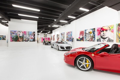 Showroom with Cars