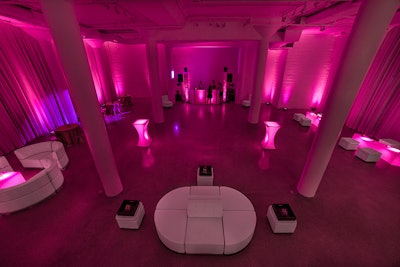 A contemporary cocktail party design.