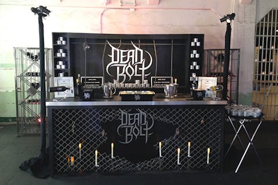 DEAD BOLT Custom Bar Display in Alcatraz