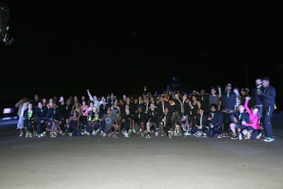 Reebok invited 100 participants, including media and influencers, to take part in the run while dressed in the brand's gear and new ZPump sneakers.