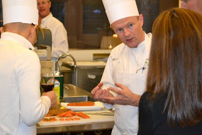 Chef Josh Leading a Hands-On Class in the FCI Kitchen