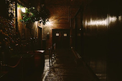 Exterior Main Entrance Alley to Brooklyn Bowl