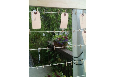 Reception Card Display