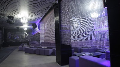 Beaded Curtains in Night Club