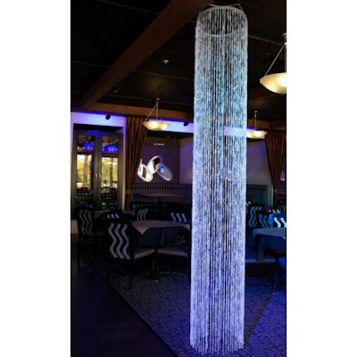 Crystal Diamond Beaded Hanging Columns