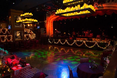 Our Lower Level Dance floor in our Live Theater with optional Stage Seating