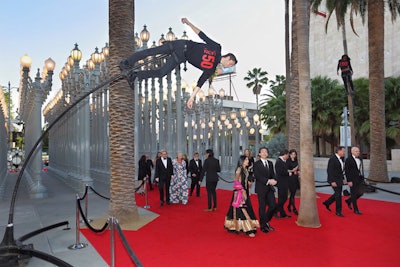Lacma hosted a 50th anniversary gala this year—a special fund-raiser for the milestone occasion that pulled in $5 million—where performers greeted guests on the red carpet.