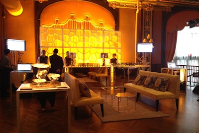 Lounge set up in the Ballroom