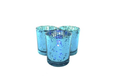 Mercury Glass Candle Holders, dozens of colors & Styles