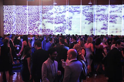 Guests enjoyed roaming hors d’oeuvres and cocktails before heading back into the gallery space.
