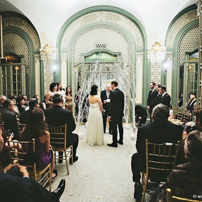 Tea Room Wedding Ceremony