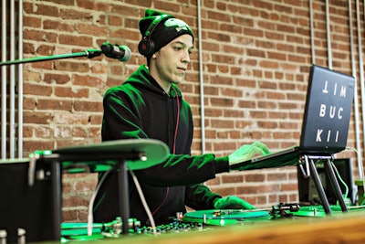 DJ Timbuck2 spun as part of the entertainment.