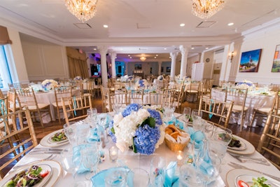 Wedding reception Blue Ballroom