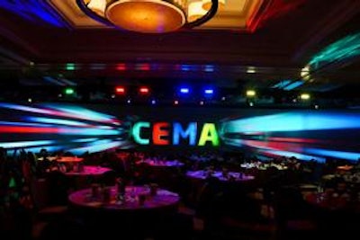 AV Concepts leveraged lighting to transform a ballroom for the Corporate Event Marketing Association's annual summit.