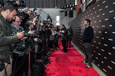 Red Carpet appearance by James Franco promoting his AOL ON Originals series