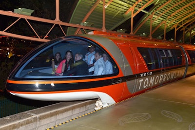 The film's star, George Clooney, greeted fans during arrivals. The park was open to the public with the exception of the Tomorrowland section, which was open only to event guests.