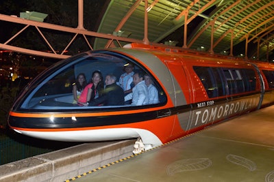 The film's star, George Clooney, greeted fans during arrivals. The park was open to the public with the exception of the Tomorrowland section, which was open only to event guests.