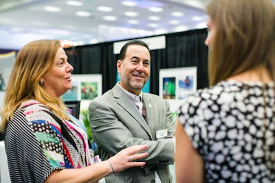 Attendees networked throughout the day and made some great connections on the trade show floor.