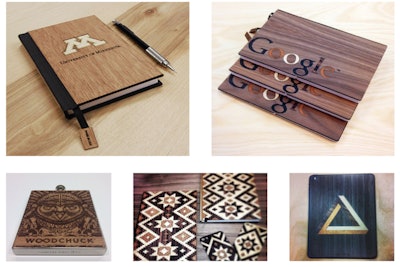Journals and accessories handcrafted from sustainably sourced wood, available from Scarborough & Tweed