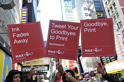 BKA designed and produced this guerrilla-style street activation during Advertising Week in NYC