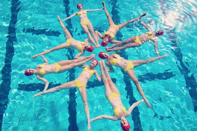 From TED conferences to celebrity events, Los Angeles-based water ballet company Aqualillies has redefined synchronized swimming for whole new audiences. In or out of the pool, the bathing beauties add a touch of Old Hollywood glam to any gathering. Available globally, pricing ranges from $1,000 to $10,000.