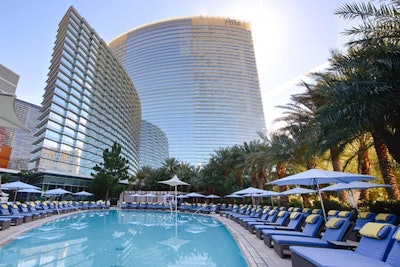 Sky Pool at Aria Resort & Casino